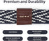 Mile High Life Heavy Duty Dog Leash with Metal Sturdy Clasp and Genuine Leather Connection, Strong Dog Rope Leash for Medium and Large Dogs, Puppy...
