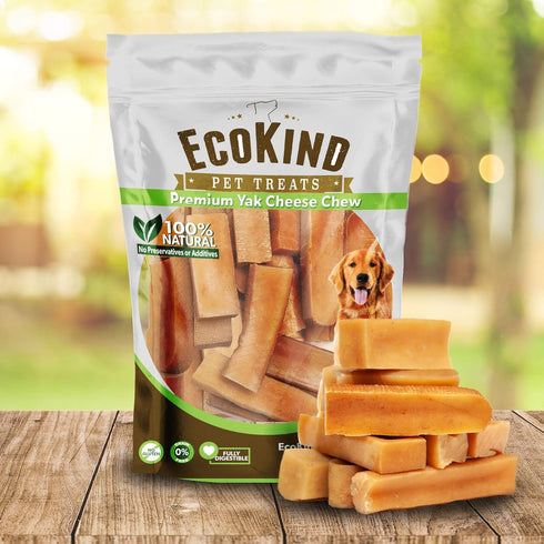 EcoKind Himalayan Yak Cheese Dog Chew | All Natural Premium Dog Treats, Healthy & Safe for Dogs, Long Lasting, Treats for Dogs, Easily Digestible,...