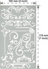 Aleks Melnyk No.3 Metal Journal Stencil, Wood Burning, Flowers and Vines, Ornament, Vintage, Finds Small Stencil Patterns, Pyrography, Engraving, ...