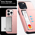 ???????? ?????? iPhone 14 Pro Case with Card Holder - Wireless Charging Compatible iPhone 14 Pro Wallet Case with Hidden Card Slot for Women and M...