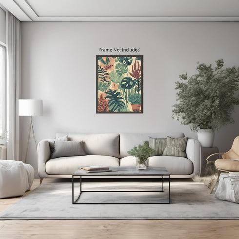 Posterizer 1 pcs-plants pots cactus cute art for plant lovers 9-Floral & Botanical Art-GIft for Men Women Teens-Decor for Home & Office- unframed ...