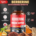 Premium Berberine Supplement with Ceylon, Ashwagandha, Turmeric, Milk Thistle, Elderberry & Black Pepper - Supports Immune System, Cardiovascular ...
