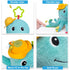Infant Baby Girls Musical Stuffed Animal Activity Soft Toys with Multi-Sensory Crinkle, Mirror, Rattle and Textures for 0-3-6-12 Months Developmen...