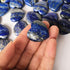4 Pcs Natural Lapis Lazuli Love Heart Palm Stone Reiki Balancing Worry Stone(1 Inch)...