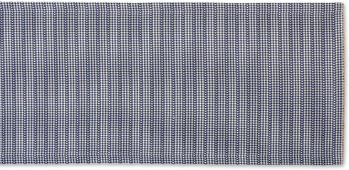 DII Farmhouse Gingham, Checked Tabletop Collection, Table Runner, 14x108, French Blue...
