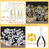 MAIBAOTA Earring Hooks for Jewelry Making, 602 Pcs Earring Making Supplies, 925 Silver and Gold Plated Earring Making Kit, Earring Findings, Jump ...