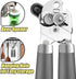 Can Opener, No-Trouble-Lid-Lift Manual Handheld Can Opener with Magnet, Smooth Edge Safe Cut for Beer/Tin/Bottle, Big Turning Knob Anti-Slip Handl...