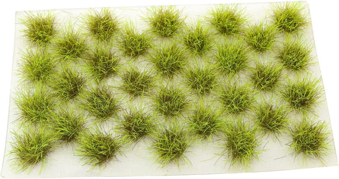 LQ Industrial Static Grass Tuft Model 8-9mm High Grass Tufts Terrain Model Kit Fake Moss Grass and Tweezers for Train Landscape Railway Artificial...