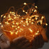 Pure Garden Solar-Powered 100 Fairy Lights, Warm White...