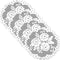 Heritage Lace Victorian Rose Doily, 11", White, 4 Count...