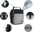 Lunch Bag, Durable Insulated Lunch Box Reusable Adults Tote Bag Lunch Bag for Men, Women, Adults (Black Gray)...