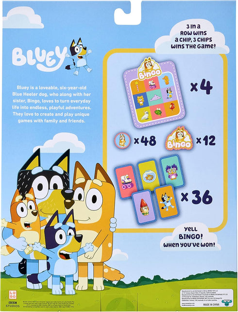 Bluey - Bingo's Bingo Card Game - Fun Matching Game Where You Match Images (13034)...
