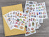 12 Sheets Food Drink Dessert Fruits Snacks Ice Cream Washi Sticker Set DIY Craft Label for Scrapbooking Journaling Collage Card Making Kids Adults...