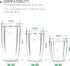 Flip Top to Go Lids for Nutribullet Blender Cups Lid Replacement Parts Accessories...