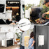 Magnetic Paper Towel Holder, One Hand Operable Paper Towel Holder Wall Mount with Strong Magnetic Backing and Self-Adhesive for Kitchen Refrigerat...