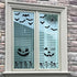 Halloween Stencils for Painting on Wood Craft Large Reusable Boo Skeleton Pumpkin Spider Web Boo Trick or Treat Paint Stencils for Door Hanger Wal...