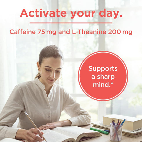 One-A-Day Brain Supplement – Brain Supplements for Memory and Focus Support, Concentration and Focus Support, Focus Supplement for Adults with L-t...