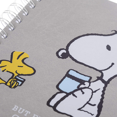 Graphique Vegan Leather Spiral Journal, Peanuts Focus, Focus On The Good" Quote on the Cover – Perfect for Taking Notes, Lists and More...