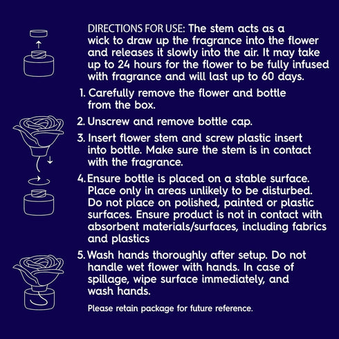 Renuzit Scent Blossoms Fragrance Diffuser Handmade Flower, Sweet Dreams, 1 Count...