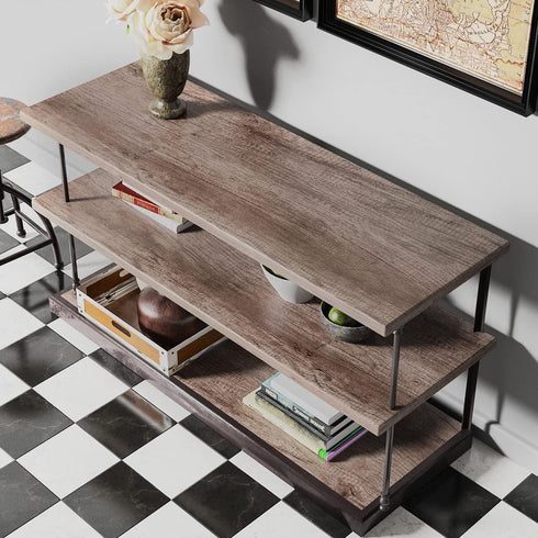 85''x15.8'' Classic Gray Oak Wood Wallpaper Peel and Stick Wood Contact Paper Waterproof countertop Vinyl Wood Wall Paper Removable Wood Look Viny...