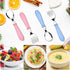 Honeydak 12 Pieces Toddler Utensils Kids Fork and Spoon Silverware Set colored Stainless Steel Safe Flatware Round Handle Utensils Baby Cutlery me...