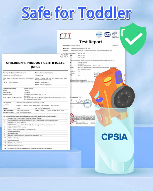 Wooden Puzzles Toddler Toys for 1 2 3 Year Old Boy Girl Gifts, Montessori Preschool Educational Learning Toys for 1 2 Year Olds as Christmas Birth...