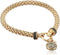 Nine West Women's Boxed Bracelet Pave Circle Stretch, Gold/Crystal, Gold...