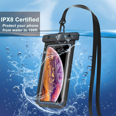 Takfox [Floating Waterproof Phone Pouch for Samsung Galaxy S24 Ultra S23 Plus S22+ S21 Note 20 Ultra A14 A03S A13 A23 A51 A71 A54 A15 5G iPhone 15...