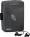 JENSEN Portable Cassette Player, Simple Retro Compact Style with AM/FM Radio, Detachable Belt Clip, and Stereo Earbuds Included...
