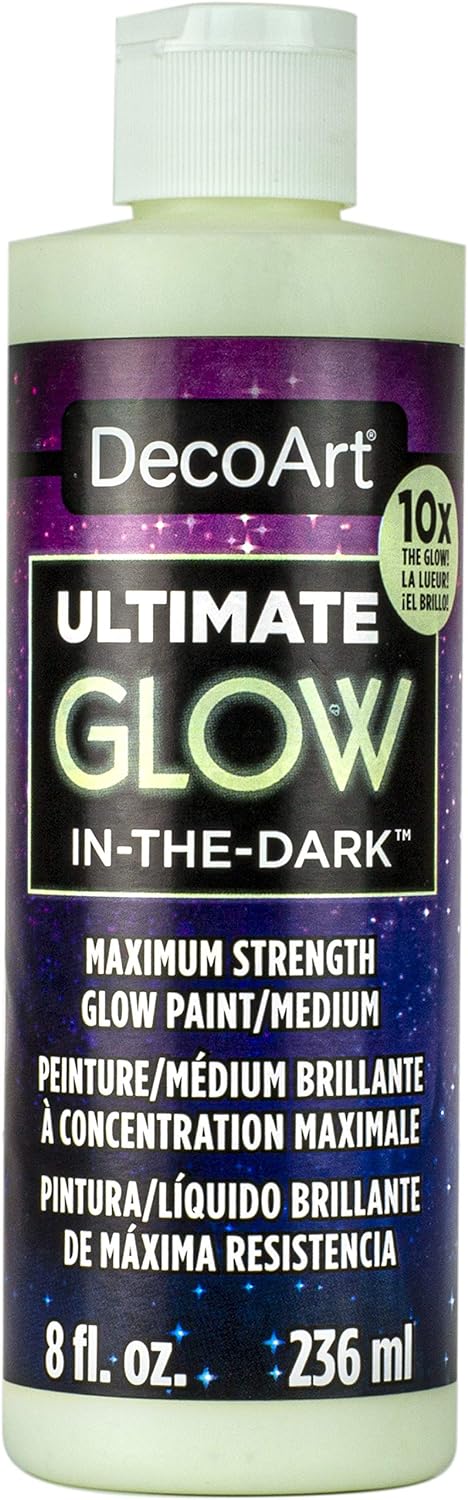 Deco Art Ultimate Glow-In-The-Dark Paint 8oz...