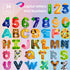 EHR Magnetic Letters and Numbers,Colorful ABC Animal Alphabet Fridge Magnets,Educational Spelling Learning Game Toys for Kids,Toddlers 3 4 5 Years...