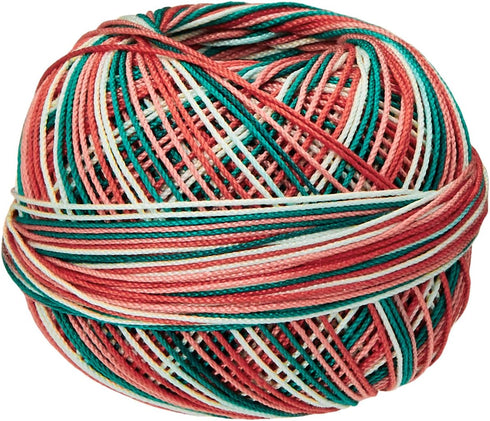 Handy Hands Lizbeth Egyptian Cotton Crochet Thread, Tatting Thread, and Knitting Thread Lace Size 10 (25 Grams 122 Yards) – HH10107, Tropical Frui...