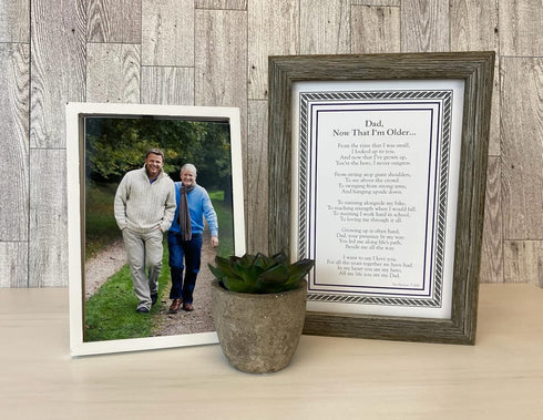 Dad, Now That I'm Older- Gift for Dad from Son Or Daughter for Father's Day, Christmas, Birthday...