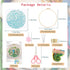 MUFEKUM Embroidery Kit for Beginners, Embroidery Starter Kit with Pattern and Instructions, Embroidery Hoop, Cloth, Threads, Scissors, Needles, Cr...