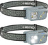 Grey Rechargeable LED Headlamp, 2 Pack 2500 Lumen Head Lamp with Motion Sensor, 7 Modes Bright Head Light, USB Recharge Flashlight Camping Accesso...