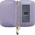 imeetu RFID Credit Card Wallet, Genuine Leather Zipper Card Case Holder with Removable Keychain(Light purple)...