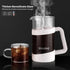 Sivaphe Small French Press 12 fl.oz Light-weight Durable High Borosilicate Carafe with Stainless Steel Filter 0.35L Coffee Maker Frothed...