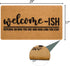 Welcome-Ish Front Door Mat - Welcome-Ish Depends Who You are Doormat Non Slip Backing Mat for Home Entry Farmhouse?17"x 29" ?...