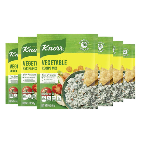 Knorr Soup Mix and Recipe Mix For Soups, Sauces and Simple Meals Vegetable No Artificial Flavors 1.4 oz, Pack of 12...