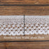 Elastic Lace - Ruffle Trim for Cloth Sewing DIY Craft Supply - Crocheted Stretch Lace DIY Craft Ribbon (2 Inch 3 Yards White Elastic Ruffle Trim)...