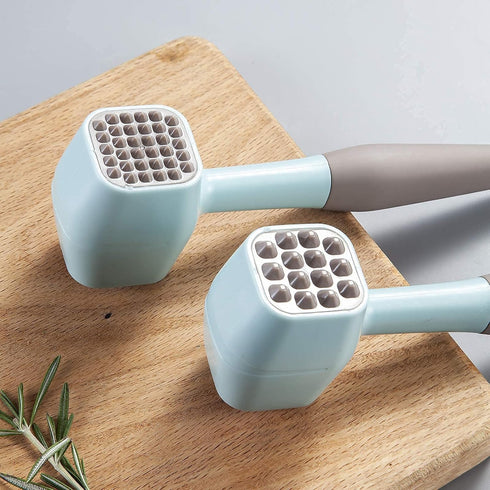 Meat Tenderizer Hammer Mallet With Comfort Grip Rubber Handle, Dual-Sided Meat Pounder For Tenderizing Steak, Beef, Chicken, Lamb, Vegetable, Minc...