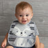 Neat Solutions 2 Pack Water Resistant Toddler Bib Set - Bear & Raccoon, Multi...