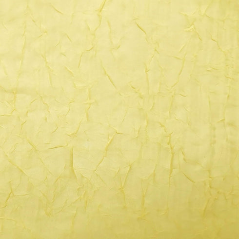 No. 918 Erica Crushed Sheer Voile Rod Pocket Curtain Panel, 51" x 95", Yellow...