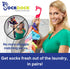 Sock Laundry Solution for Washing Drying & Storing Socks in Pairs, Clip & Hold Socks in Washer Dryer & Closet 2-Pack...