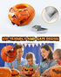 JUSTOTRY Pumpkin Carving Kit with Hammer - Safe for Kids, Halloween Pumpkin Carving Tools, Durable Stainless Steel Non-knife Stencils, Set for Adu...