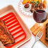 2 Pack Silicone Roasting Racks Non Stick Easy-Clean Cooling Rack for Cooking Baking Steaming (2pack-red)...
