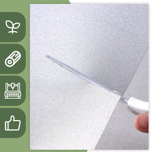 27 Sheets Silver Glitter Cardstock Paper, A4 Shimmer Cardstock Heavyweight Glitter Paper Cardstock Metallic Cardstock Paper for DIY Art Project Sc...