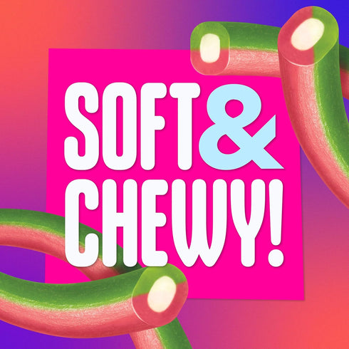 SweeTARTS Ropes, Candy, Watermelon Berry Collision, Soft and Chewy, 9 oz...