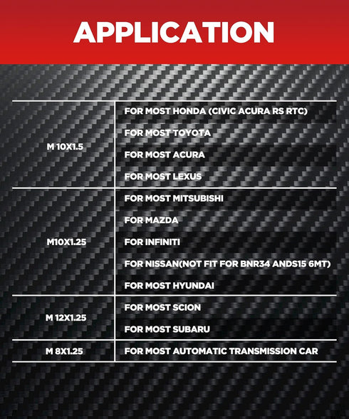 Universal Shifter Knob,Automatic Shift Knob Gear Shift Knob,Round Carbon Fiber Shift Knob with 3 Aluminum Adapter,Car Shift Lever Stick Shift Knob...