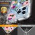 GiiKa for iPhone 13 Pro Case with Screen Protector, 6.1 inch Clear Full Body Shockproof Protective Floral Girls Women Hard Case with TPU Bumper Co...